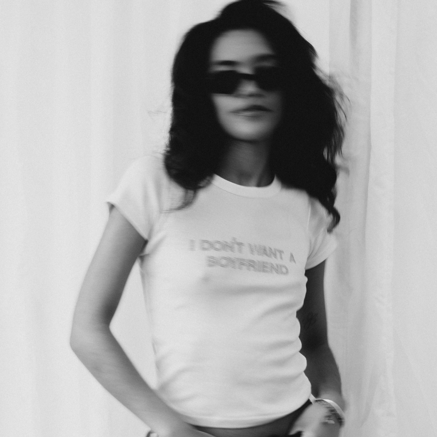 Olivia Dean - I Don't Want A Boyfriend Gem Baby Tee.
