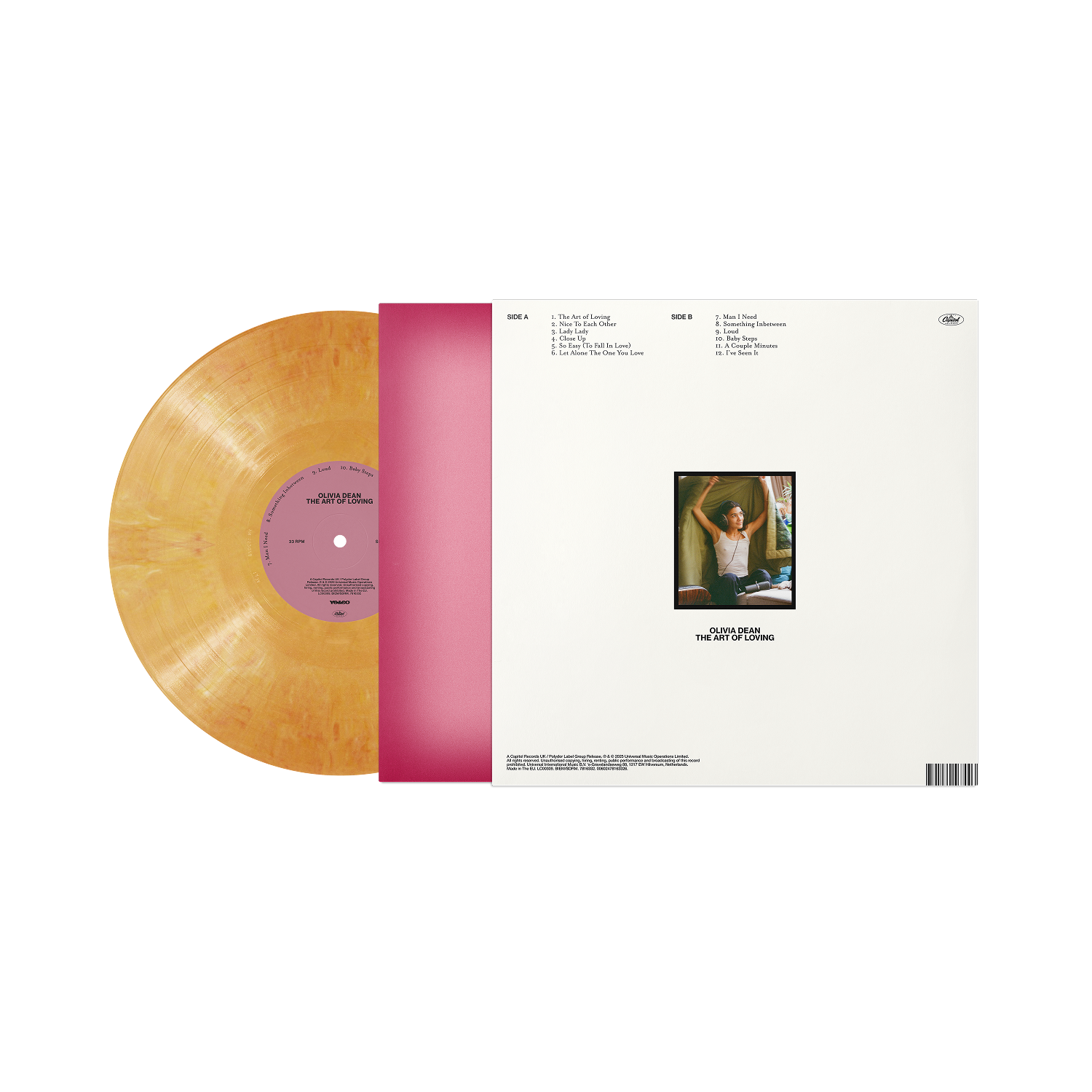 Olivia Dean - The Art of Loving Store Exclusive Alt Art Orange Vinyl